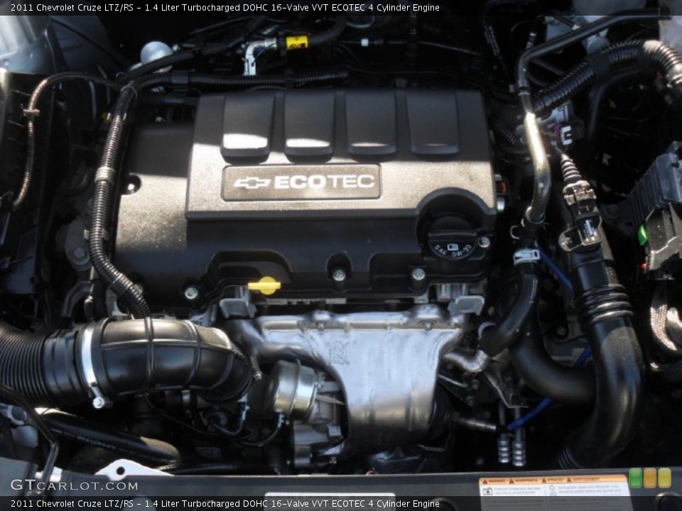 1.4 Liter Turbocharged DOHC 16-Valve VVT ECOTEC 4 Cylinder Engine for the 2011 Chevrolet Cruze #59630151