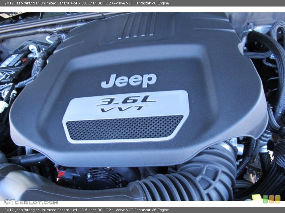 3.6 Liter DOHC 24-Valve VVT Pentastar V6 Engine for the 2012 Jeep Wrangler Unlimited #59633034