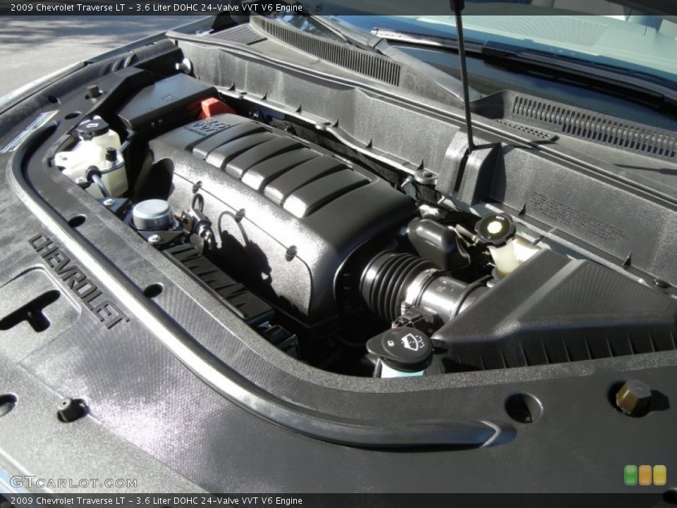 3.6 Liter DOHC 24-Valve VVT V6 Engine for the 2009 Chevrolet Traverse #59636478