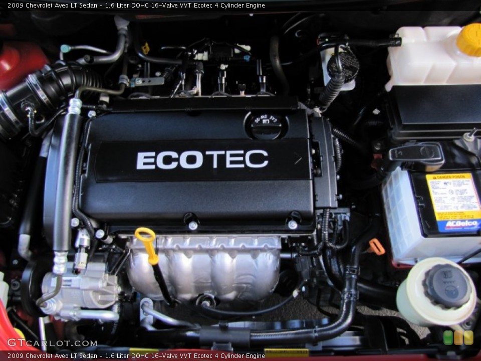 1.6 Liter DOHC 16-Valve VVT Ecotec 4 Cylinder Engine for the 2009 Chevrolet Aveo #59637036