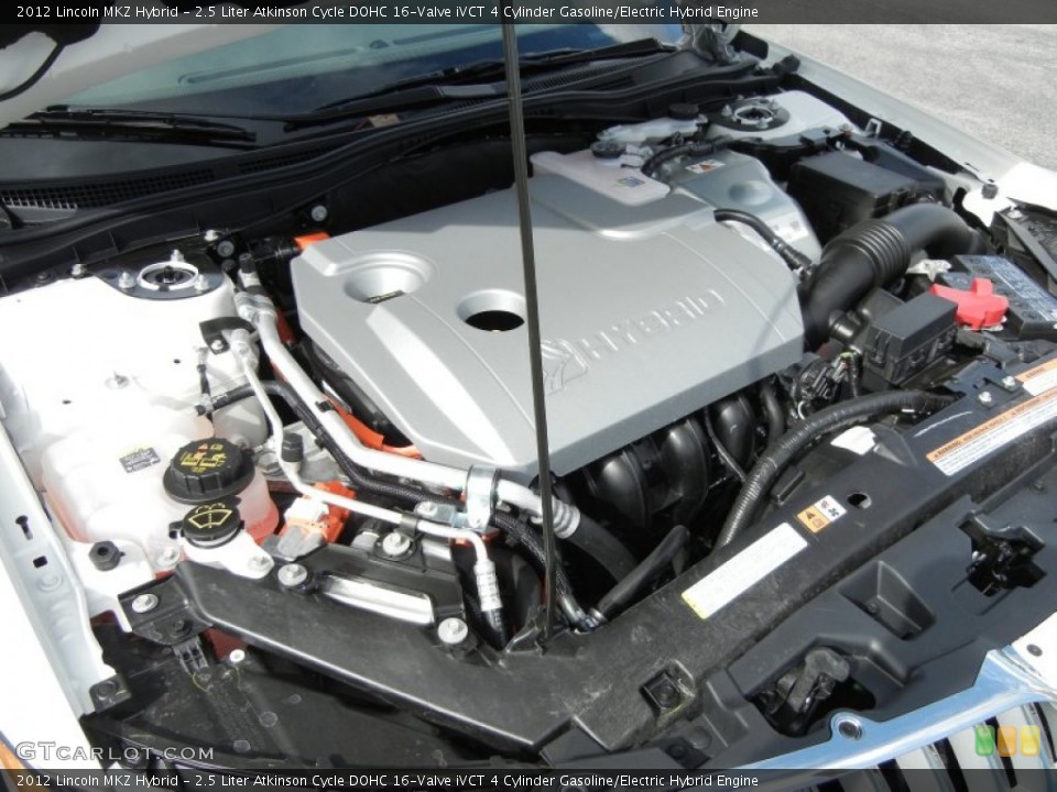 2.5 Liter Atkinson Cycle DOHC 16-Valve iVCT 4 Cylinder Gasoline/Electric Hybrid Engine for the 2012 Lincoln MKZ #59638055
