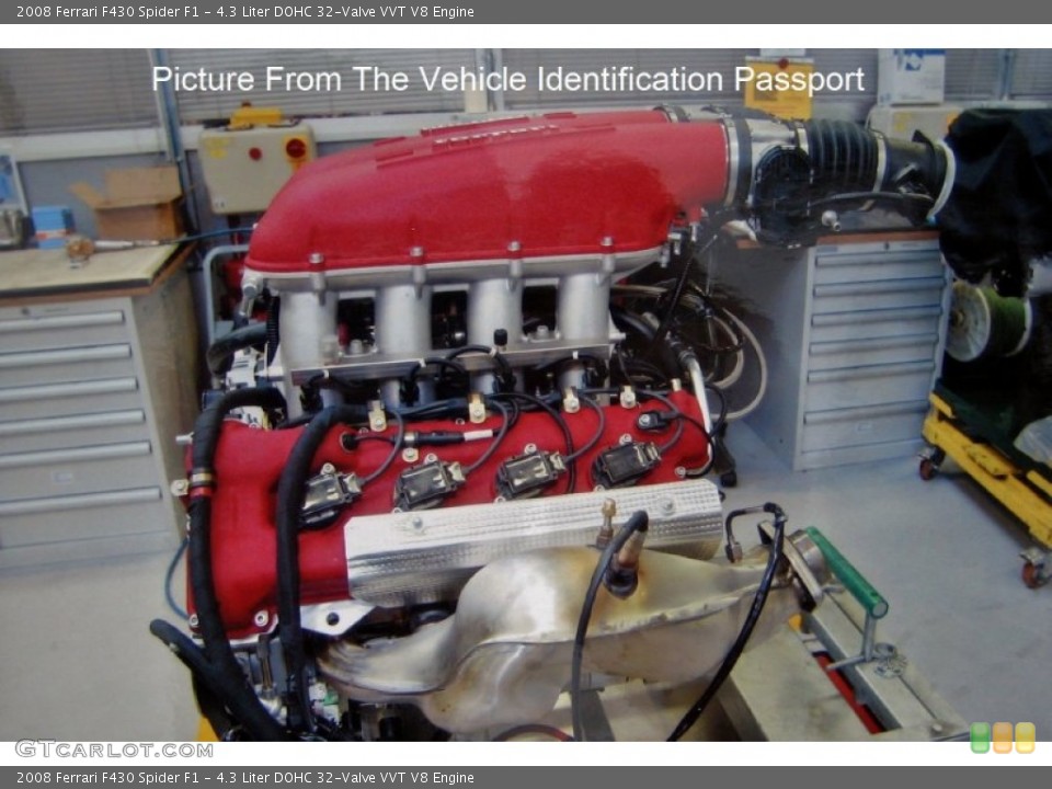 4.3 Liter DOHC 32-Valve VVT V8 Engine for the 2008 Ferrari F430 #59638497