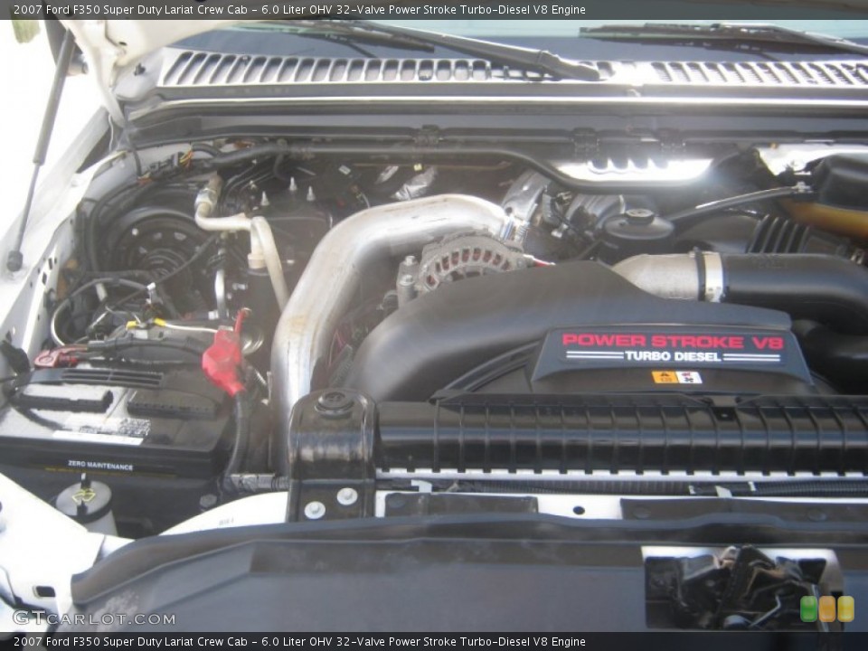 6.0 Liter OHV 32-Valve Power Stroke Turbo-Diesel V8 Engine for the 2007 Ford F350 Super Duty #59638773