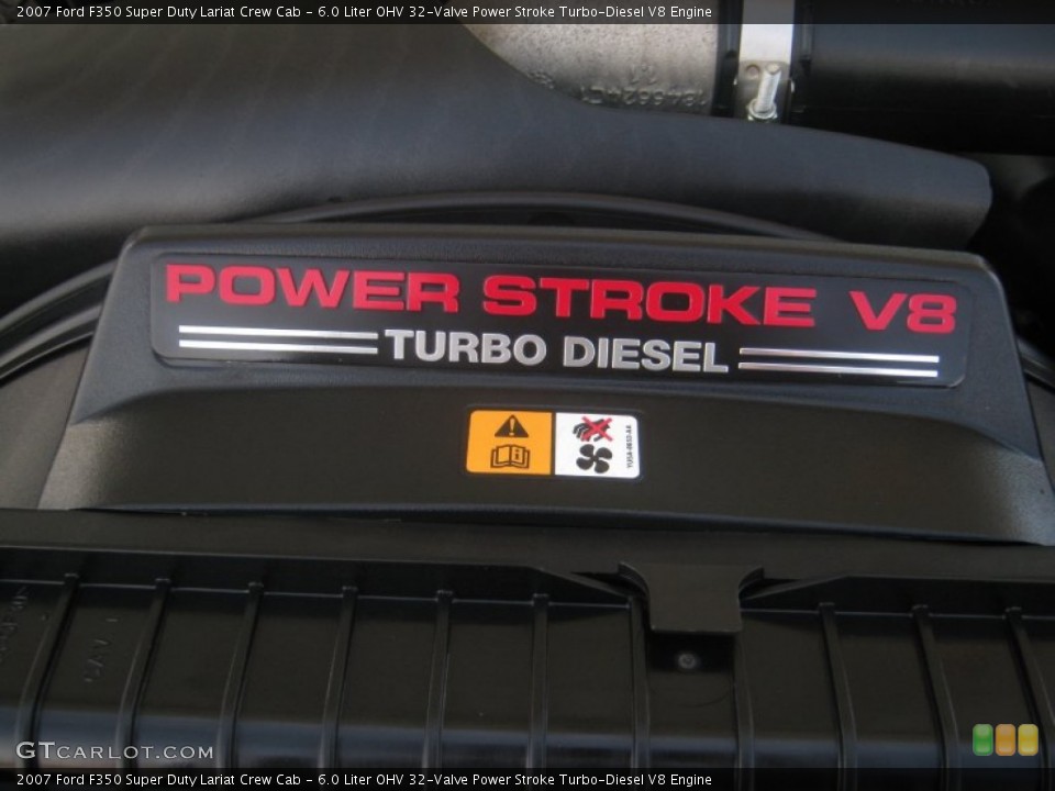 6.0 Liter OHV 32-Valve Power Stroke Turbo-Diesel V8 Engine for the 2007 Ford F350 Super Duty #59638779