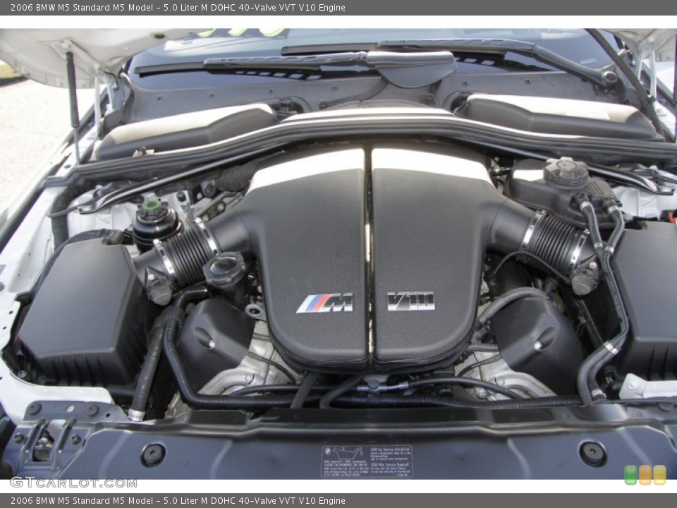 5.0 Liter M DOHC 40-Valve VVT V10 Engine for the 2006 BMW M5 #59662484