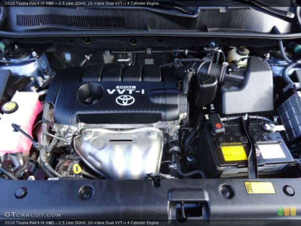 2.5 Liter DOHC 16-Valve Dual VVT-i 4 Cylinder Engine for the 2010 Toyota RAV4 #59677189