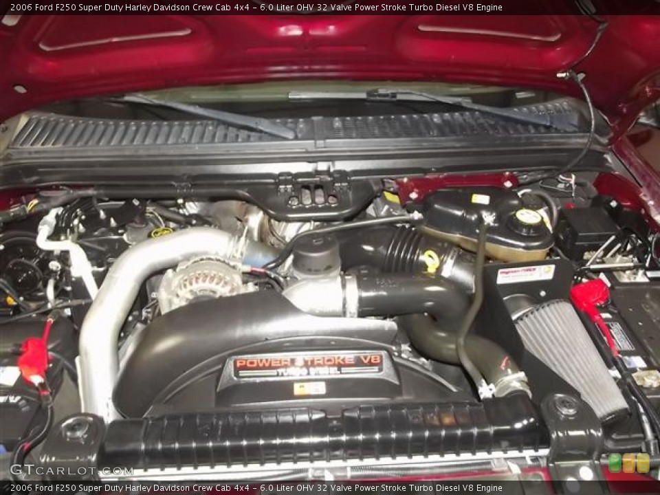6.0 Liter OHV 32 Valve Power Stroke Turbo Diesel V8 Engine for the 2006 Ford F250 Super Duty #59682785