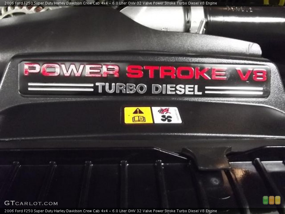 6.0 Liter OHV 32 Valve Power Stroke Turbo Diesel V8 Engine for the 2006 Ford F250 Super Duty #59682794