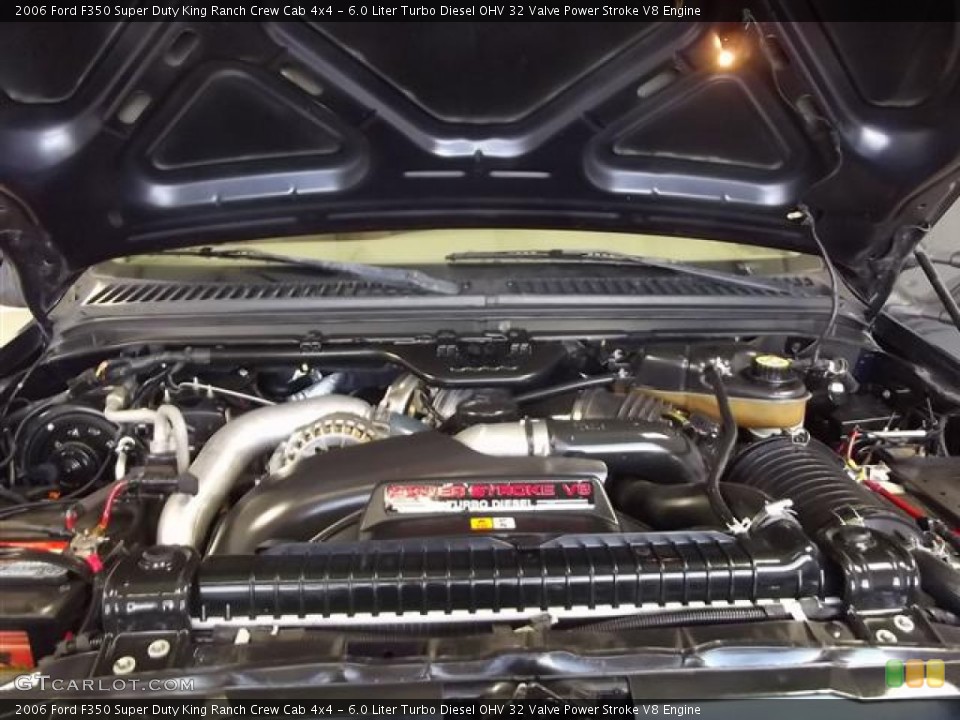 6.0 Liter Turbo Diesel OHV 32 Valve Power Stroke V8 Engine for the 2006 Ford F350 Super Duty #59683004