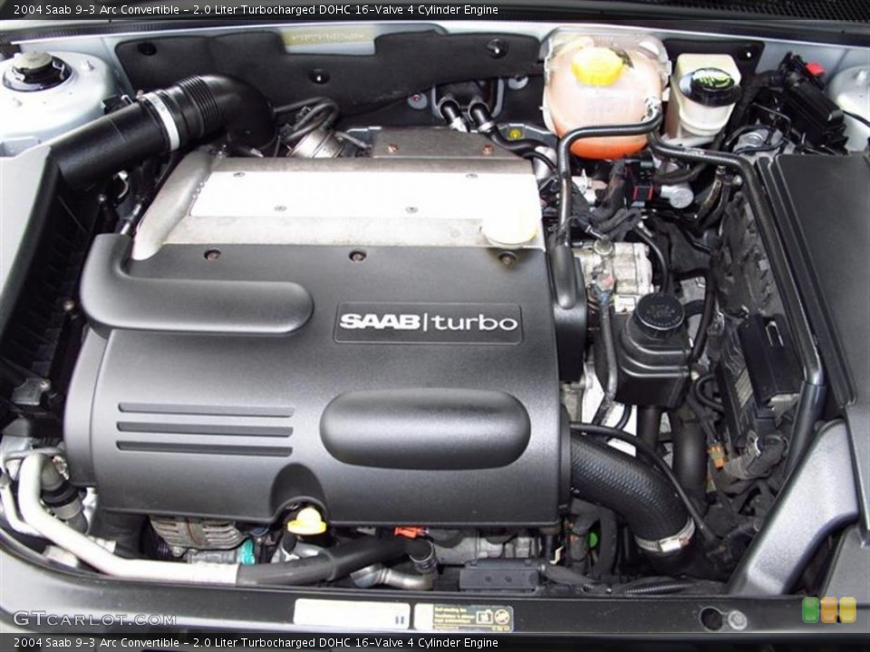 2.0 Liter Turbocharged DOHC 16-Valve 4 Cylinder Engine for the 2004 Saab 9-3 #59686916