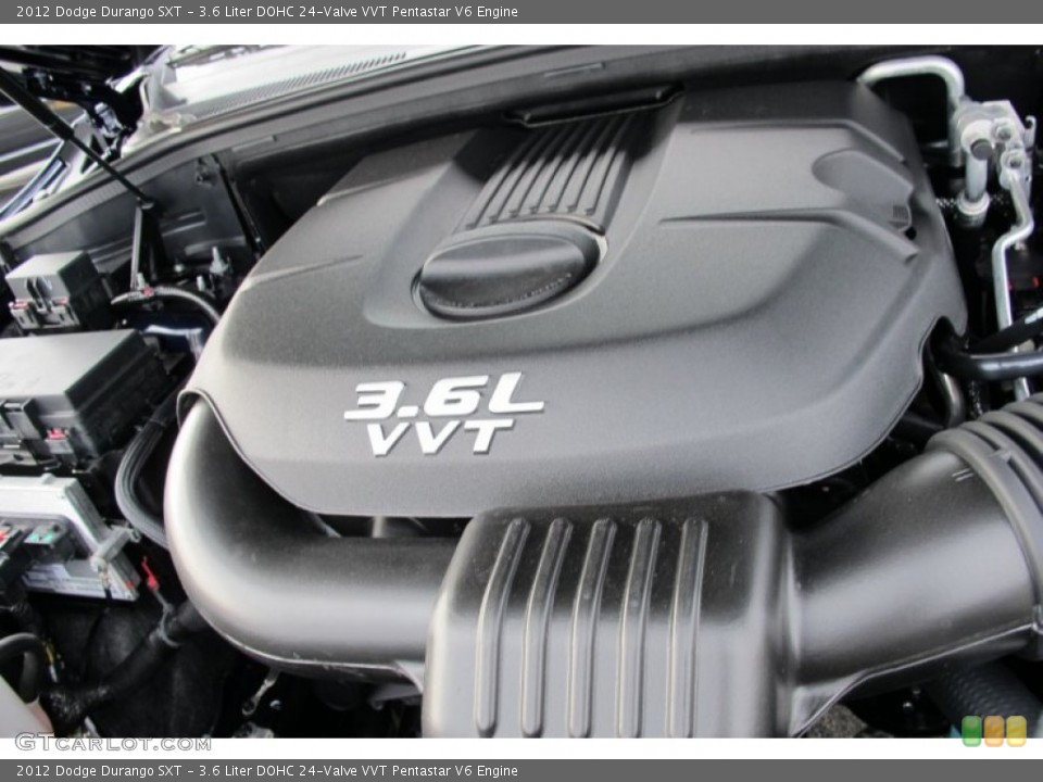 3.6 Liter DOHC 24-Valve VVT Pentastar V6 Engine for the 2012 Dodge Durango #59689796
