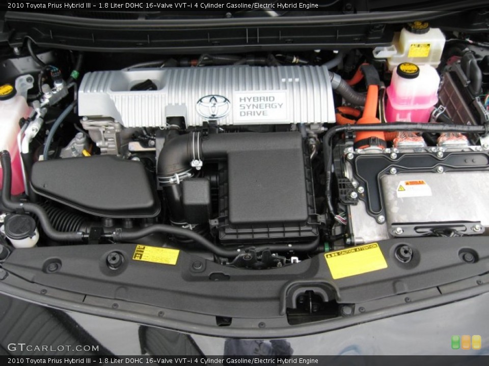 1.8 Liter DOHC 16-Valve VVT-i 4 Cylinder Gasoline/Electric Hybrid Engine for the 2010 Toyota Prius #59700849