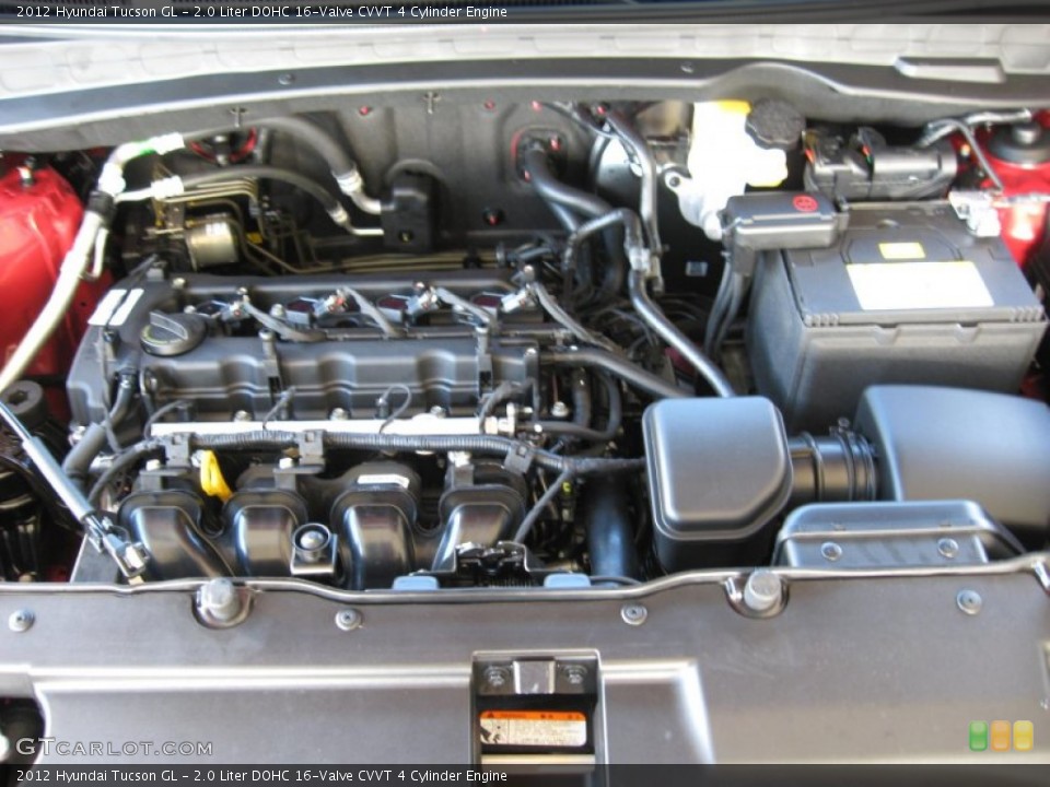 2.0 Liter DOHC 16-Valve CVVT 4 Cylinder Engine for the 2012 Hyundai Tucson #59701863