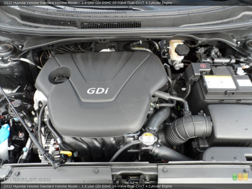 1.6 Liter GDI DOHC 16-Valve Dual-CVVT 4 Cylinder Engine for the 2012 Hyundai Veloster #59715501
