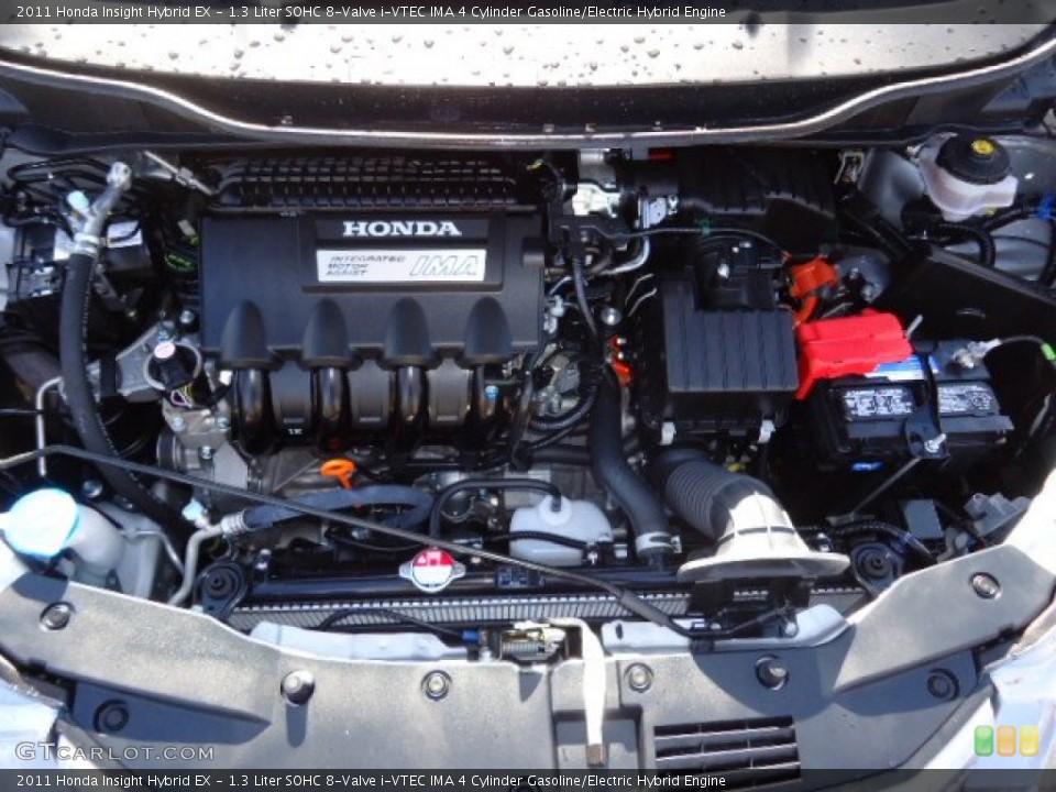 1.3 Liter SOHC 8-Valve i-VTEC IMA 4 Cylinder Gasoline/Electric Hybrid Engine for the 2011 Honda Insight #59716011