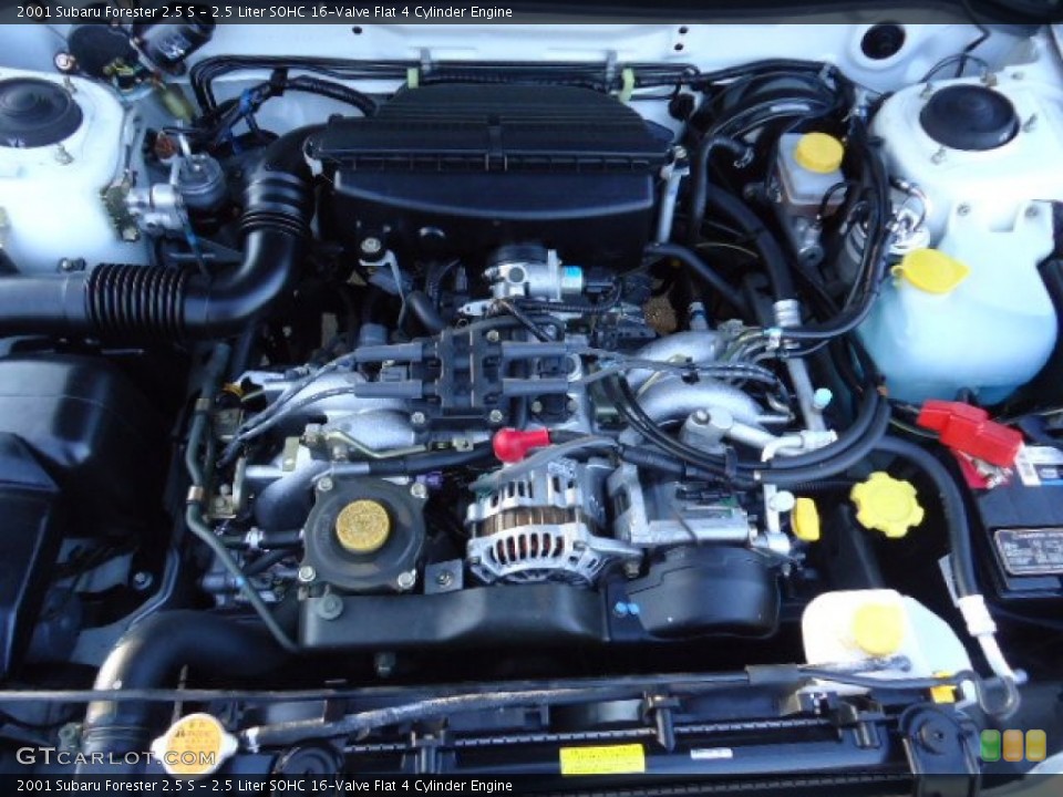 2.5 Liter SOHC 16-Valve Flat 4 Cylinder Engine for the 2001 Subaru Forester #59716701