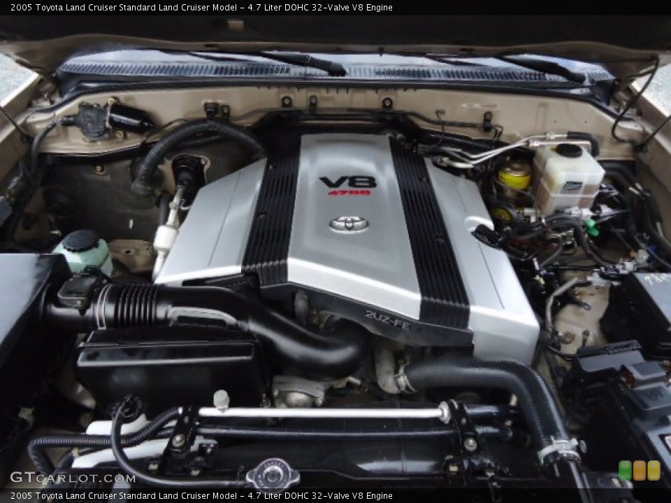 4.7 Liter DOHC 32-Valve V8 Engine for the 2005 Toyota Land Cruiser #59717406