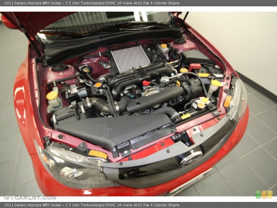 2.5 Liter Turbocharged DOHC 16-Valve AVCS Flat 4 Cylinder Engine for the 2011 Subaru Impreza #59737188