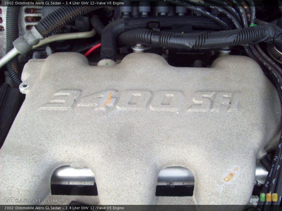 3.4 Liter OHV 12-Valve V6 2002 Oldsmobile Alero Engine