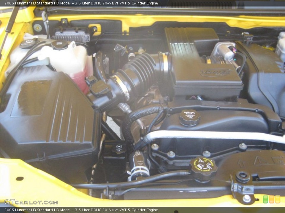 3.5 Liter DOHC 20-Valve VVT 5 Cylinder Engine for the 2006 Hummer H3 #59748610