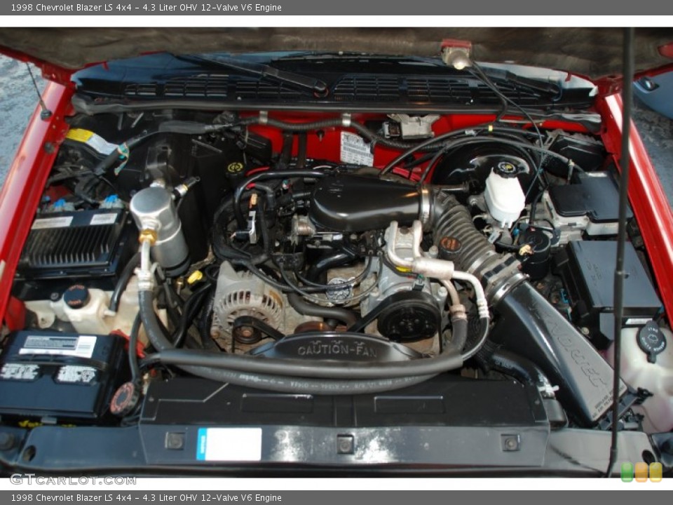 4.3 Liter OHV 12-Valve V6 Engine for the 1998 Chevrolet Blazer #59750921