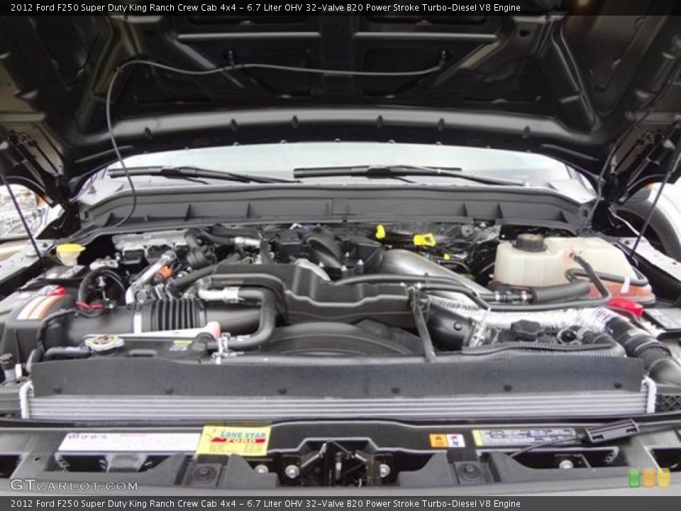 6.7 Liter OHV 32-Valve B20 Power Stroke Turbo-Diesel V8 Engine for the 2012 Ford F250 Super Duty #59760986