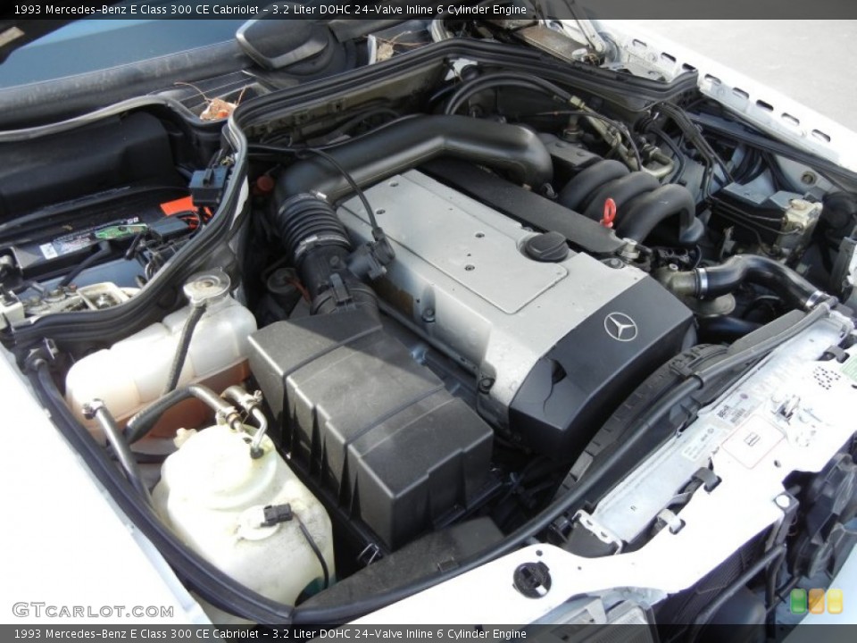 3.2 Liter DOHC 24-Valve Inline 6 Cylinder 1993 Mercedes-Benz E Class Engine