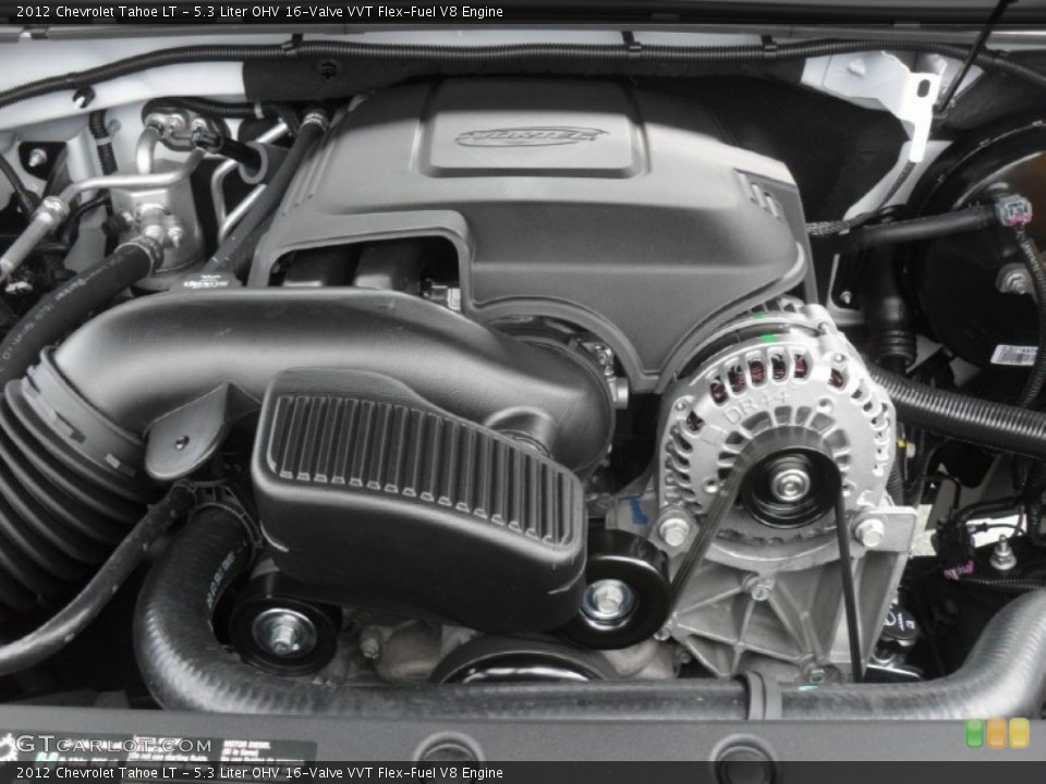 5.3 Liter OHV 16-Valve VVT Flex-Fuel V8 Engine for the 2012 Chevrolet Tahoe #59784137