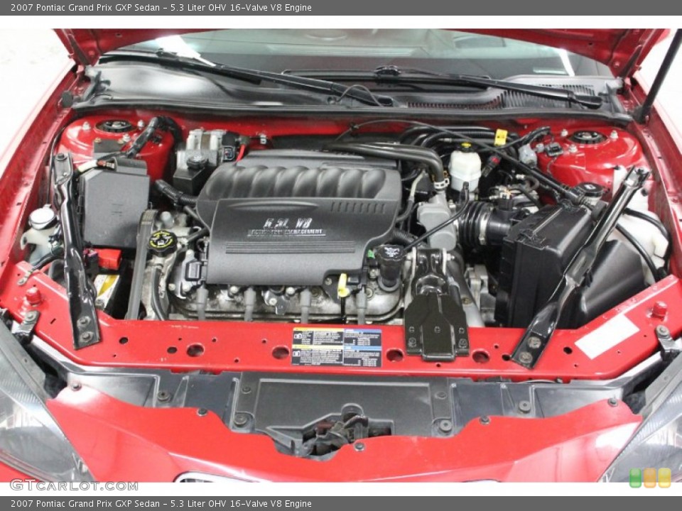 5.3 Liter OHV 16-Valve V8 Engine for the 2007 Pontiac Grand Prix #59794406