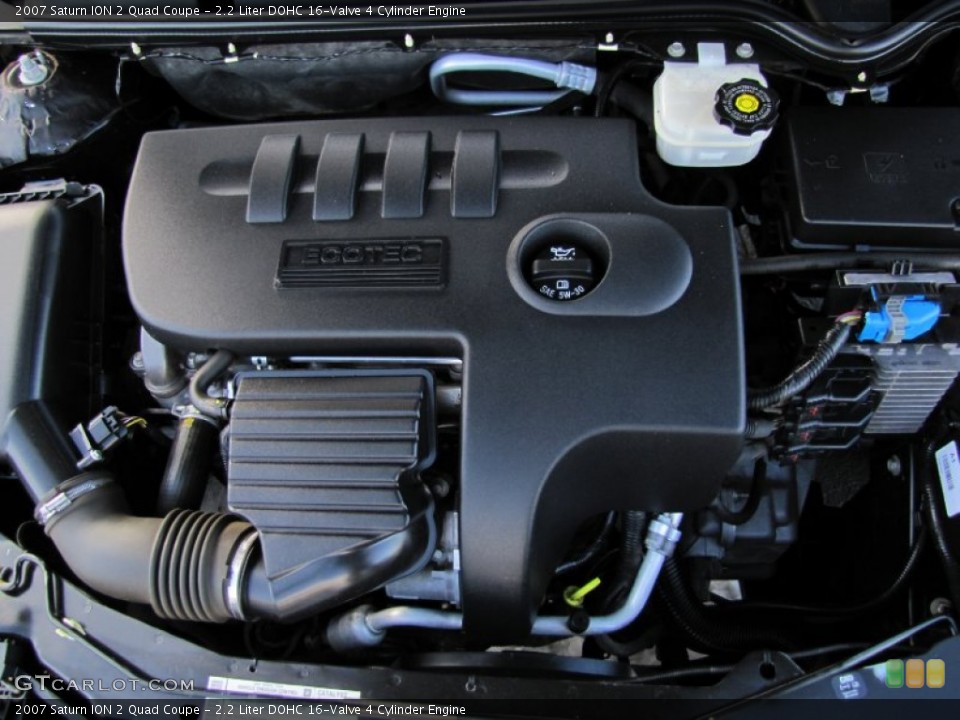 2.2 Liter DOHC 16-Valve 4 Cylinder 2007 Saturn ION Engine