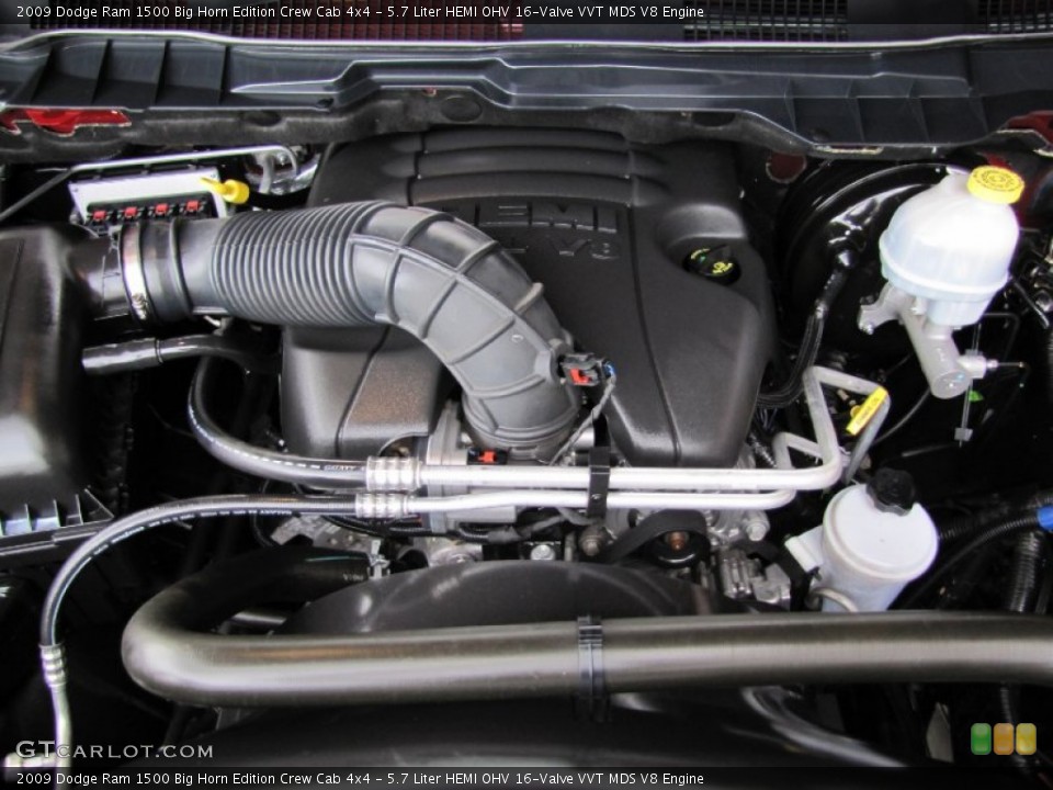 5.7 Liter HEMI OHV 16-Valve VVT MDS V8 Engine for the 2009 Dodge Ram 1500 #59802717