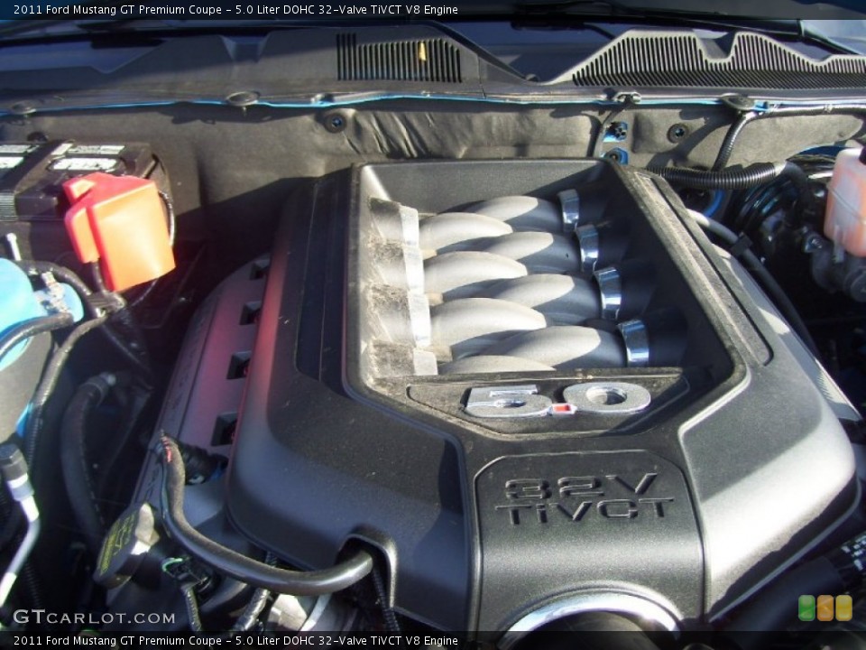 5.0 Liter DOHC 32-Valve TiVCT V8 Engine for the 2011 Ford Mustang #59809641