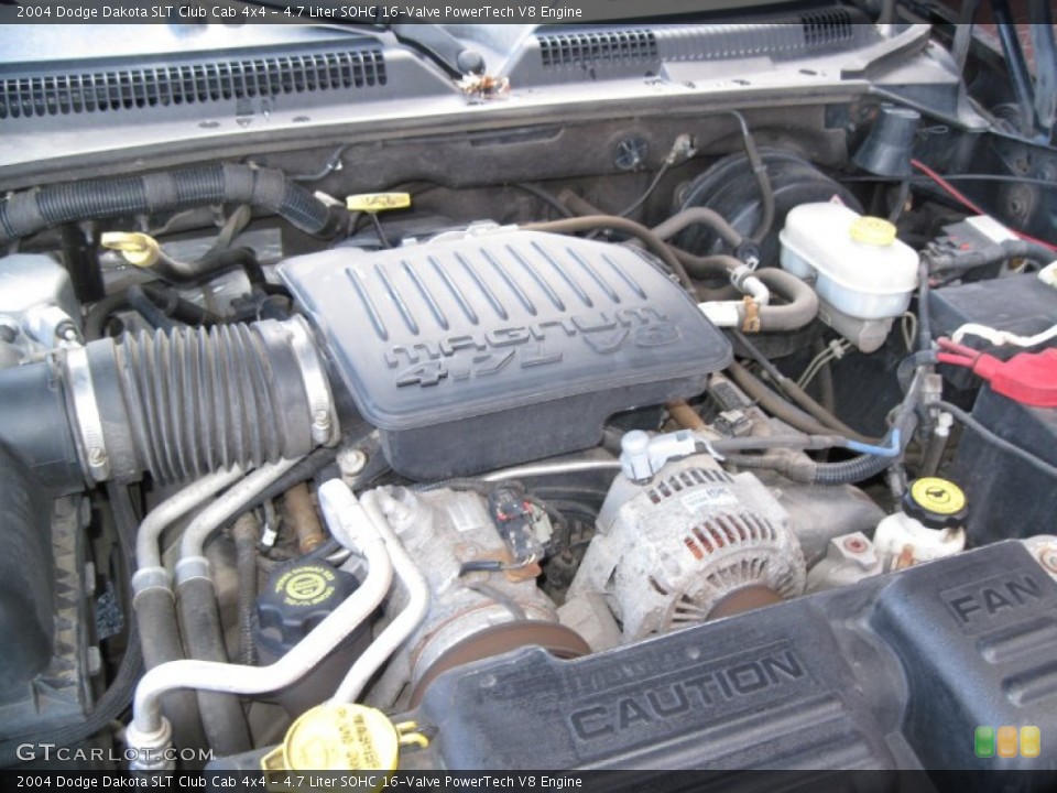 4.7 Liter SOHC 16-Valve PowerTech V8 Engine for the 2004 Dodge Dakota #59817389