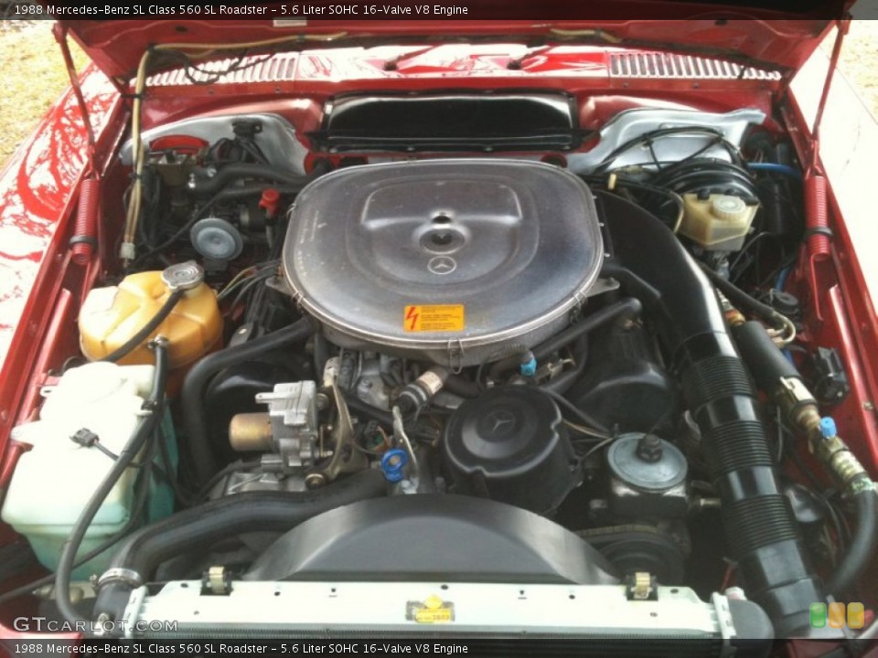 5.6 Liter SOHC 16-Valve V8 Engine for the 1988 Mercedes-Benz SL Class #59818529