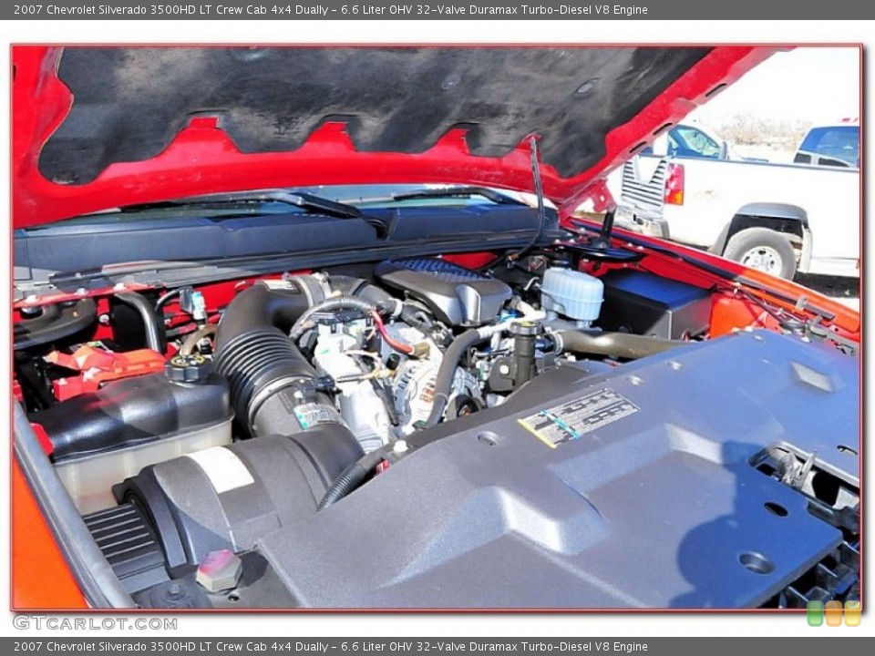 6.6 Liter OHV 32-Valve Duramax Turbo-Diesel V8 Engine for the 2007 Chevrolet Silverado 3500HD #59828078