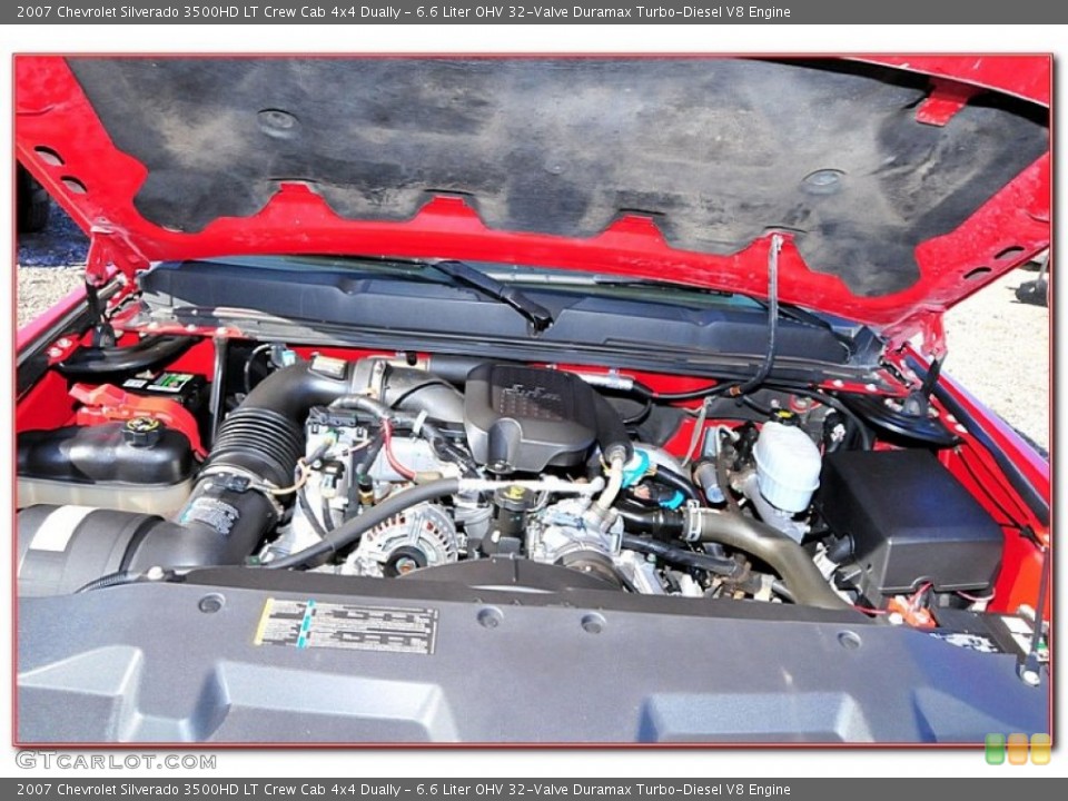 6.6 Liter OHV 32-Valve Duramax Turbo-Diesel V8 Engine for the 2007 Chevrolet Silverado 3500HD #59828087