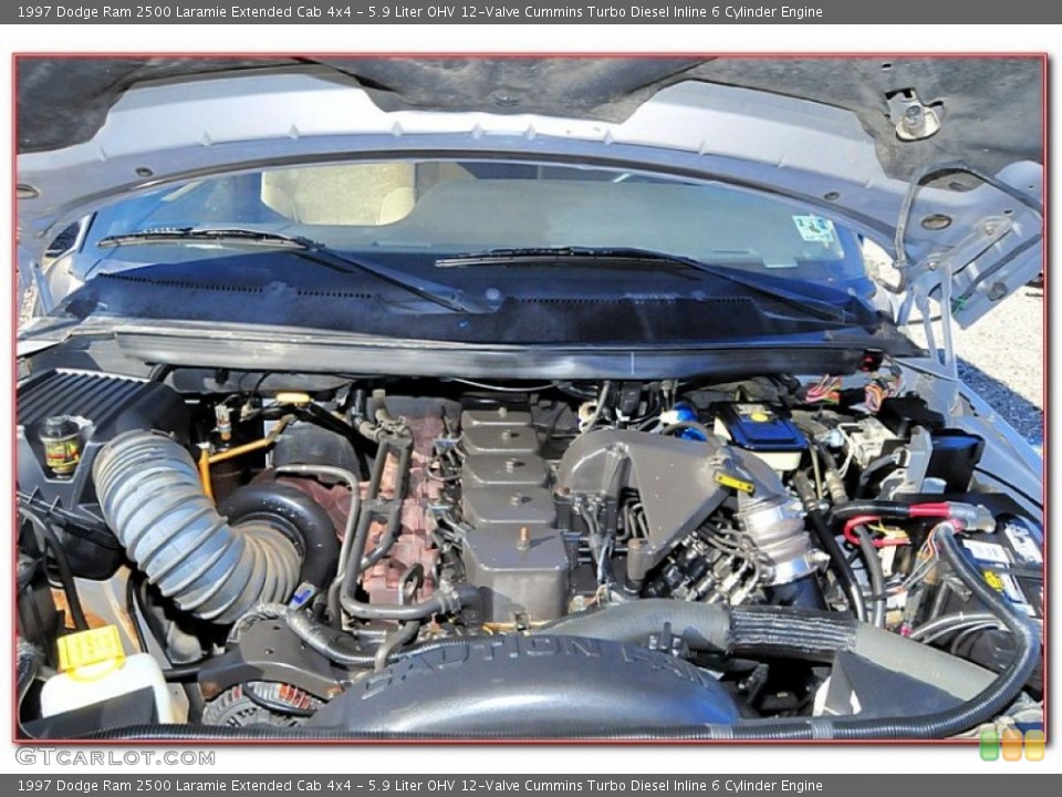 5.9 Liter OHV 12-Valve Cummins Turbo Diesel Inline 6 Cylinder Engine for the 1997 Dodge Ram 2500 #59828424