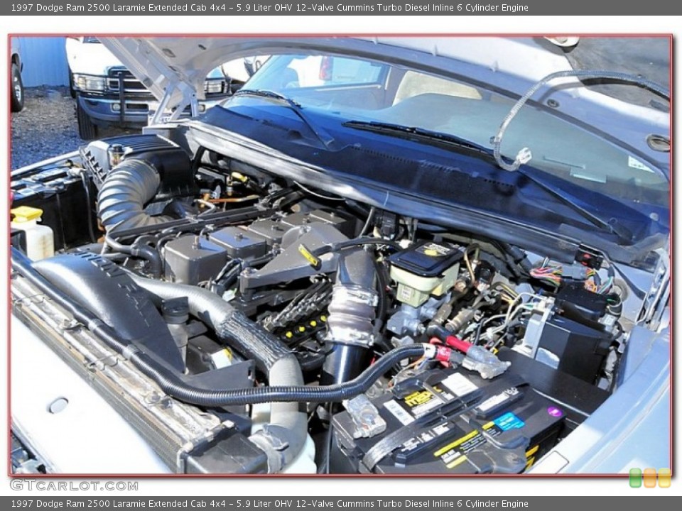 5.9 Liter OHV 12-Valve Cummins Turbo Diesel Inline 6 Cylinder Engine for the 1997 Dodge Ram 2500 #59828436