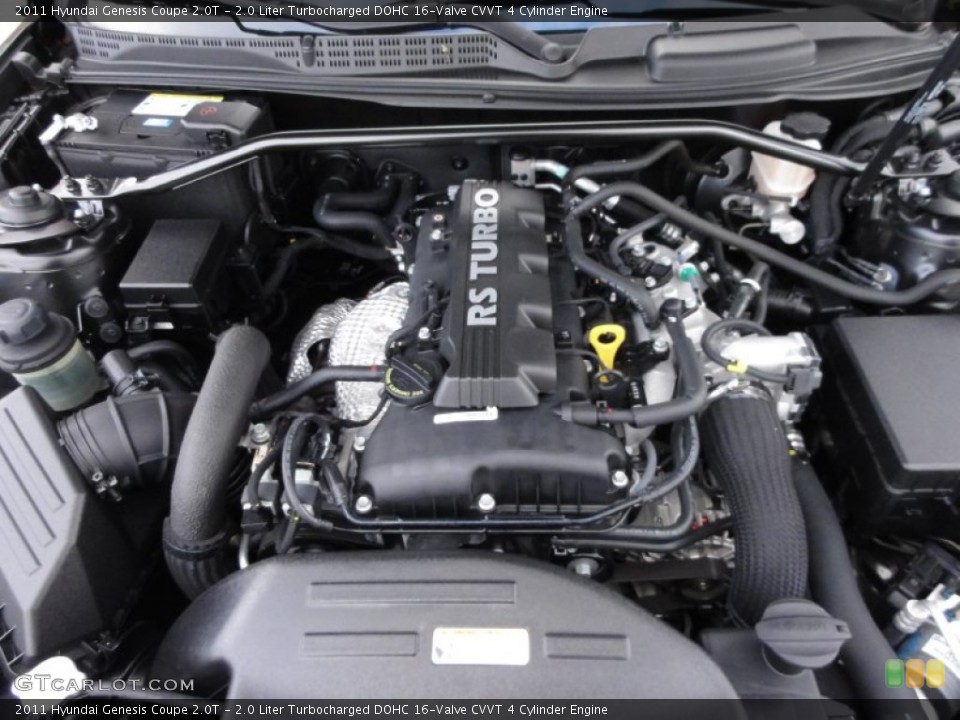 2.0 Liter Turbocharged DOHC 16-Valve CVVT 4 Cylinder Engine for the 2011 Hyundai Genesis Coupe #59834549