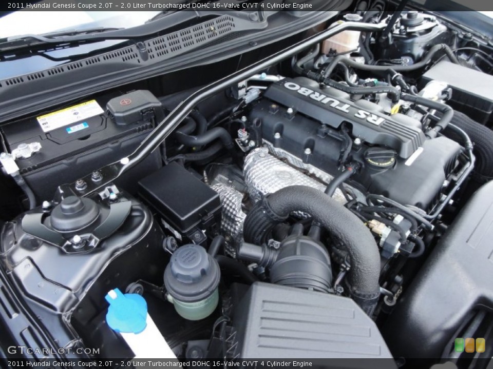 2.0 Liter Turbocharged DOHC 16-Valve CVVT 4 Cylinder Engine for the 2011 Hyundai Genesis Coupe #59834568