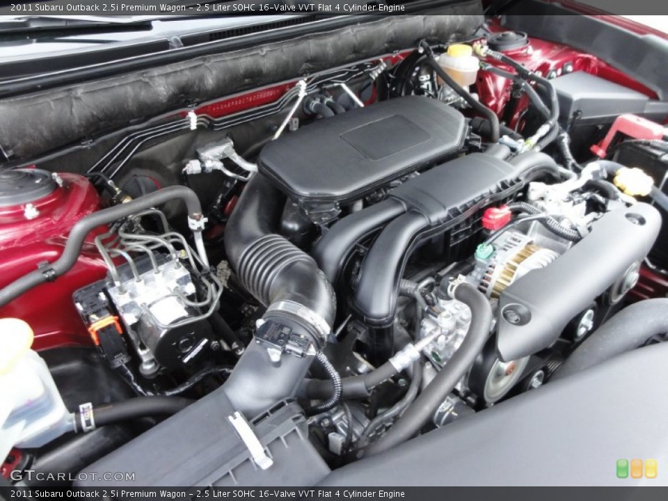 2.5 Liter SOHC 16-Valve VVT Flat 4 Cylinder Engine for the 2011 Subaru Outback #59835003