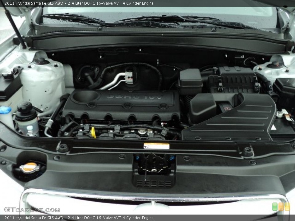 2.4 Liter DOHC 16-Valve VVT 4 Cylinder Engine for the 2011 Hyundai Santa Fe #59838663