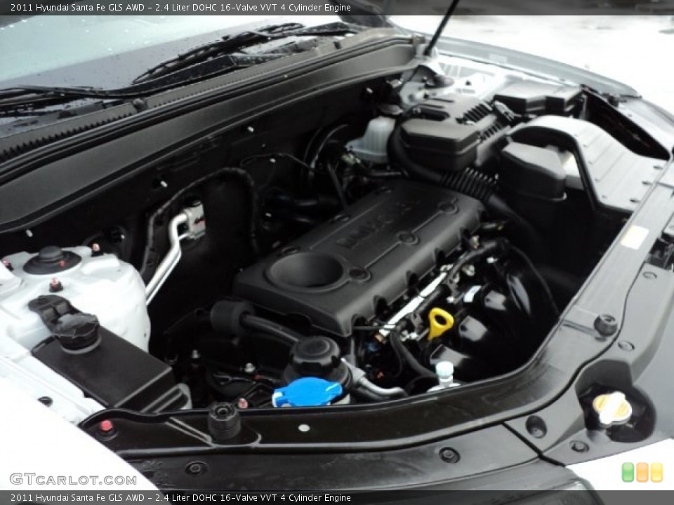 2.4 Liter DOHC 16-Valve VVT 4 Cylinder Engine for the 2011 Hyundai Santa Fe #59838672