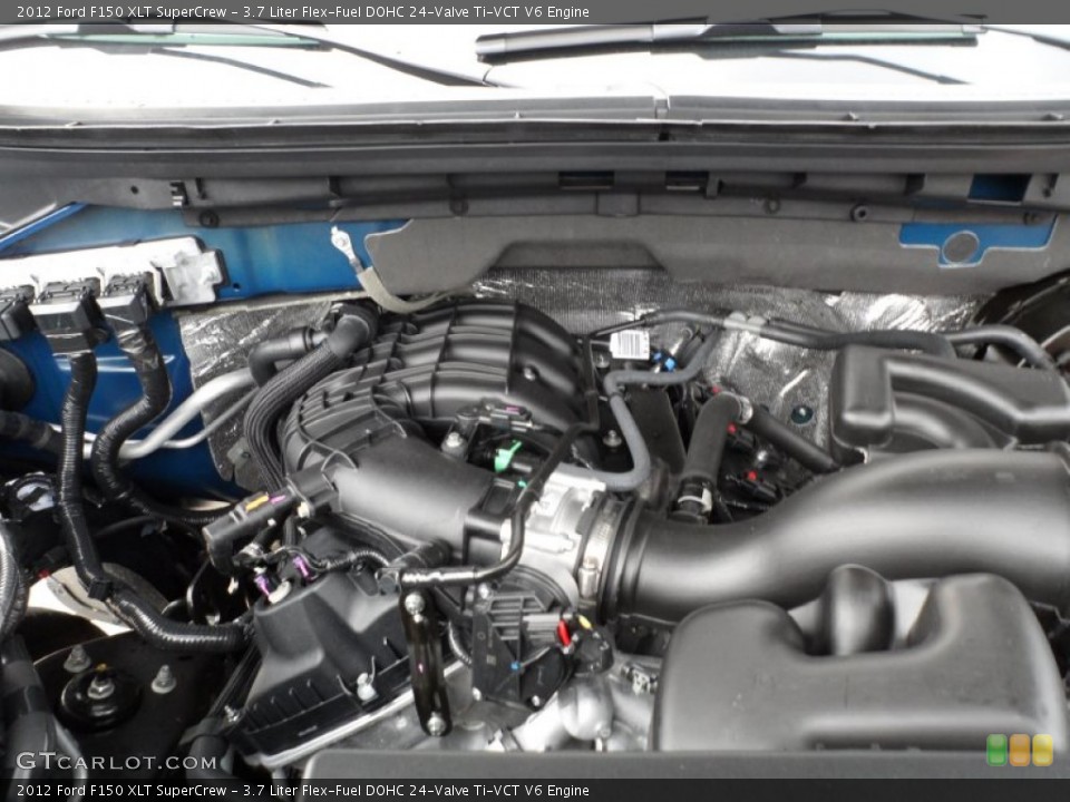 3.7 Liter Flex-Fuel DOHC 24-Valve Ti-VCT V6 Engine for the 2012 Ford F150 #59846211