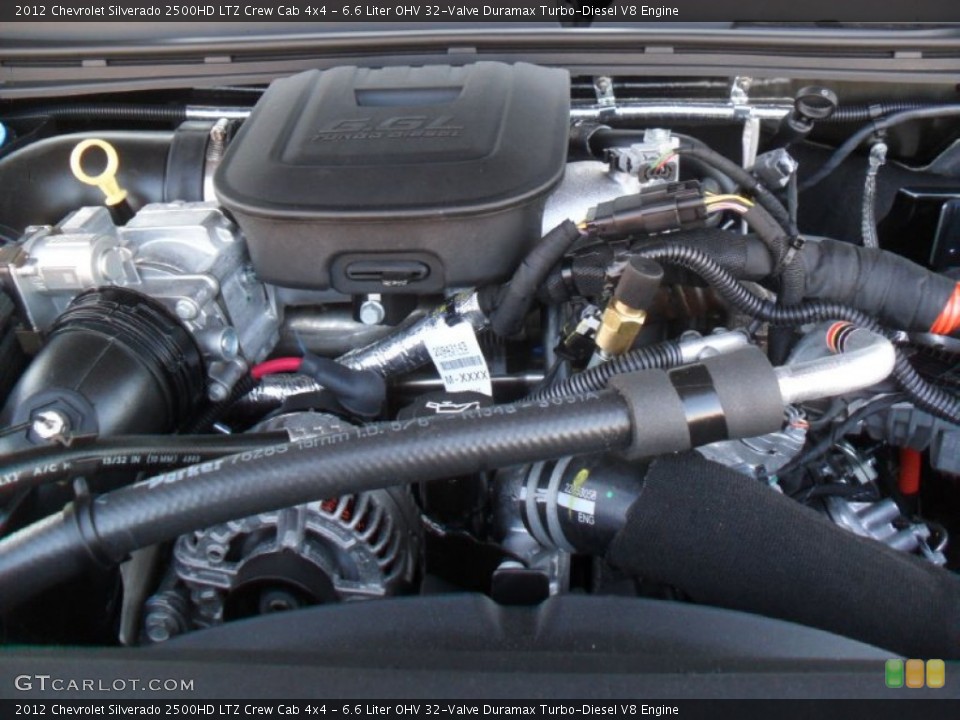 6.6 Liter OHV 32-Valve Duramax Turbo-Diesel V8 Engine for the 2012 Chevrolet Silverado 2500HD #59848378