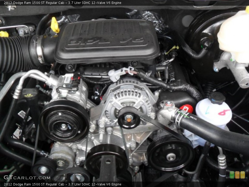 3.7 Liter SOHC 12-Valve V6 Engine for the 2012 Dodge Ram 1500 #59851433