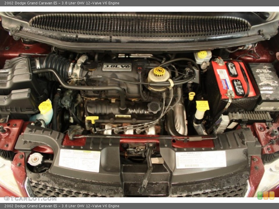 3.8 Liter OHV 12-Valve V6 Engine for the 2002 Dodge Grand Caravan #59855056