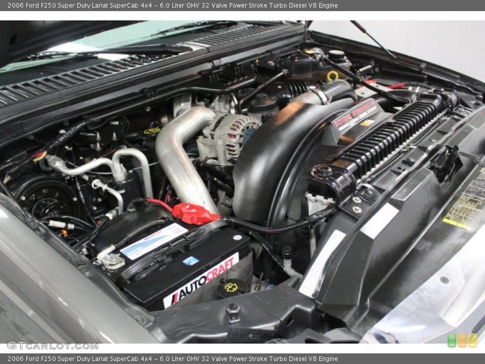 6.0 Liter OHV 32 Valve Power Stroke Turbo Diesel V8 Engine for the 2006 Ford F250 Super Duty #59862117