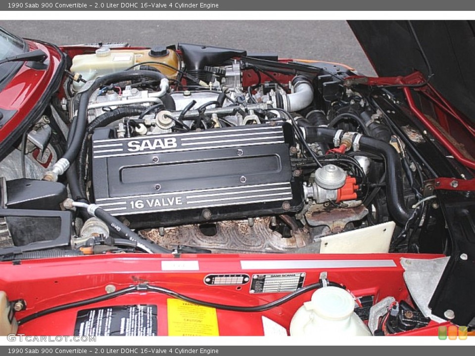 2.0 Liter DOHC 16-Valve 4 Cylinder Engine for the 1990 Saab 900 #59863518