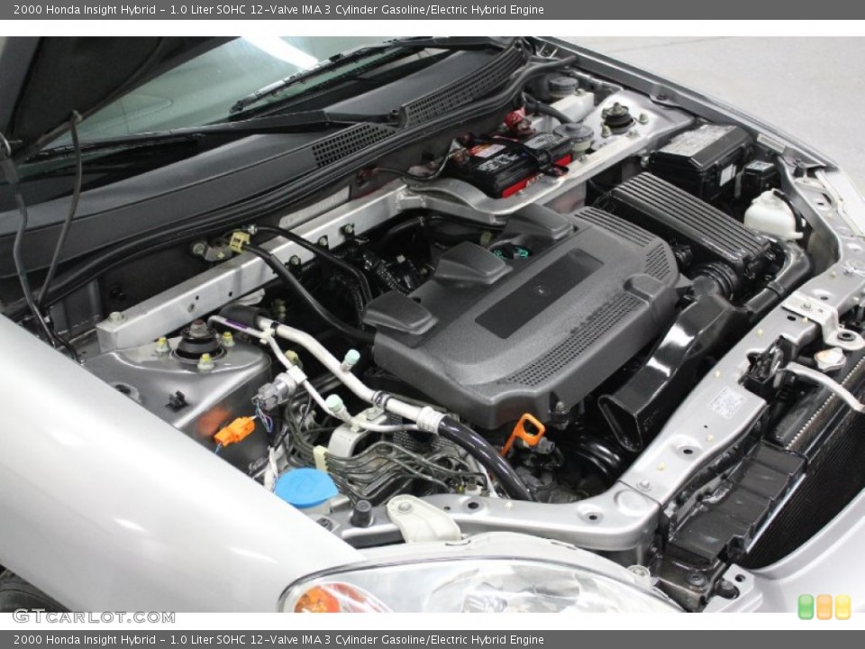 1.0 Liter SOHC 12-Valve IMA 3 Cylinder Gasoline/Electric Hybrid 2000 Honda Insight Engine